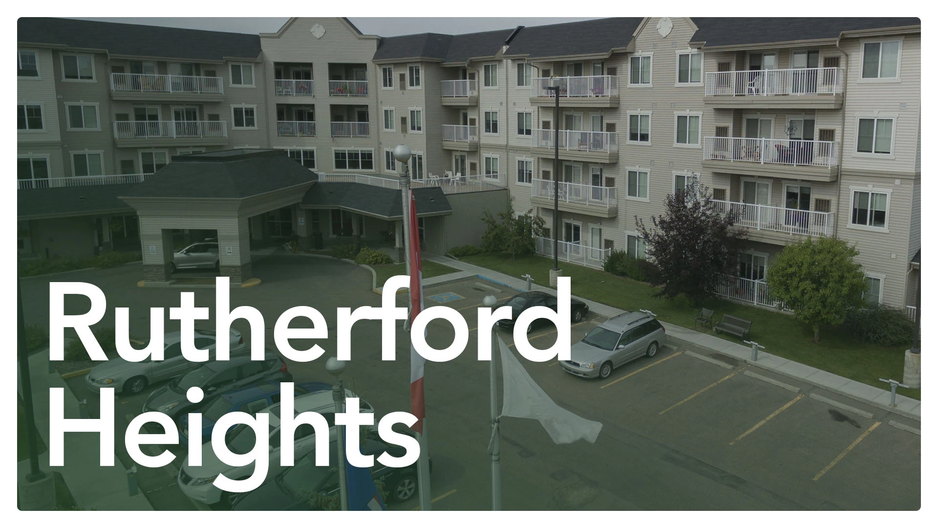 Rutherford Heights with text and gradient overlay